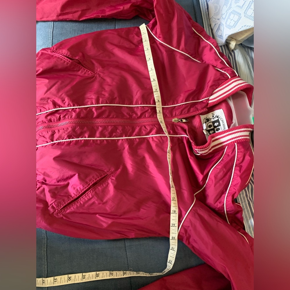 Ashley By 26 International Fuchsia Jacket with White Accents - Picture 6 of 11